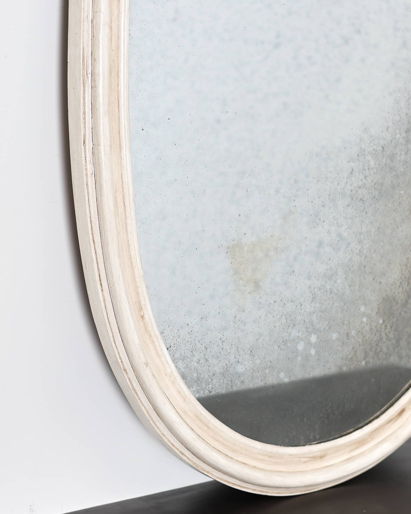 Large Oval Early 19th C. French Mercury Mirror