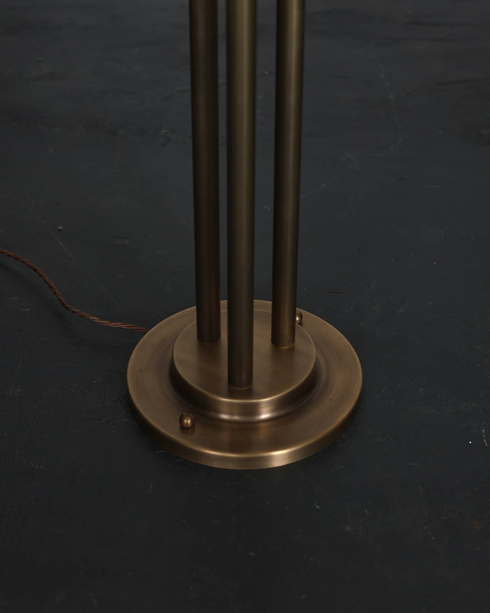 Rare Pair Of French Modernist Floor Lamps by Maurice Lombart