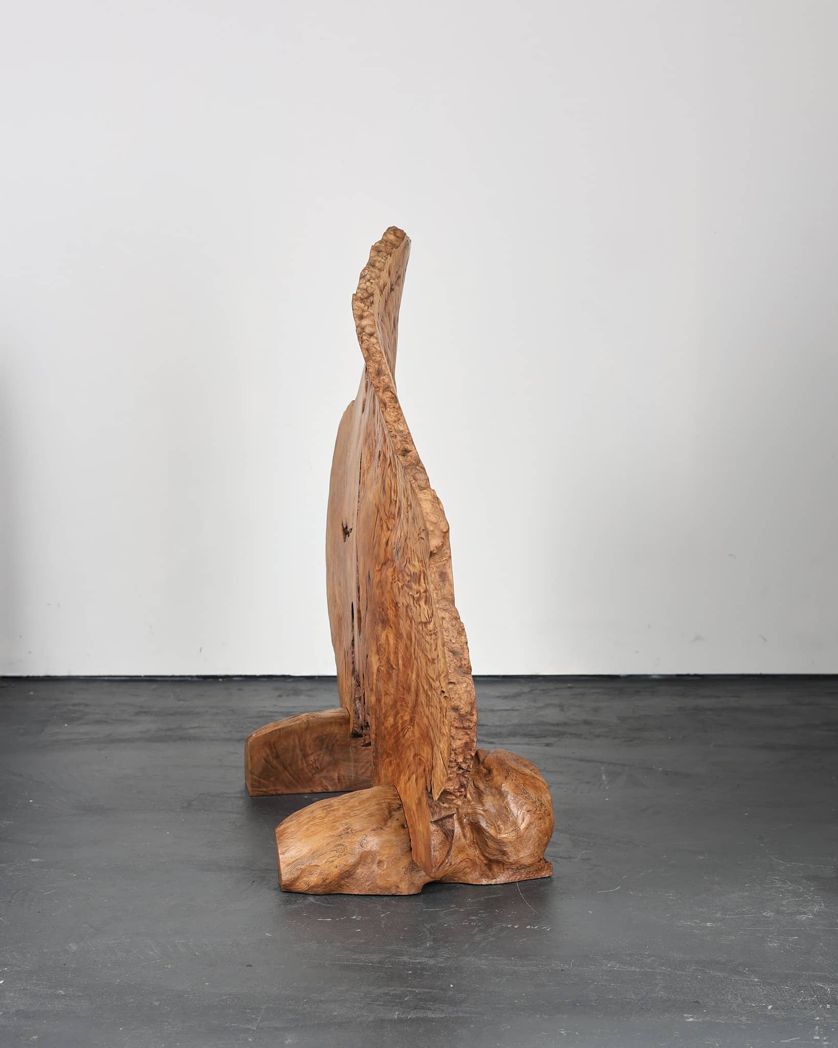 Japanese C.1960s Naturalistic Burl Wood Screen