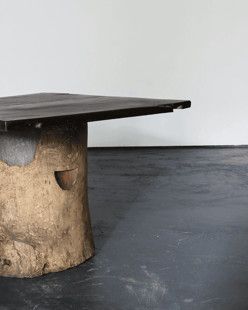 Large Dug Out Japanese Cedar Coffee/Sofa Table (4)