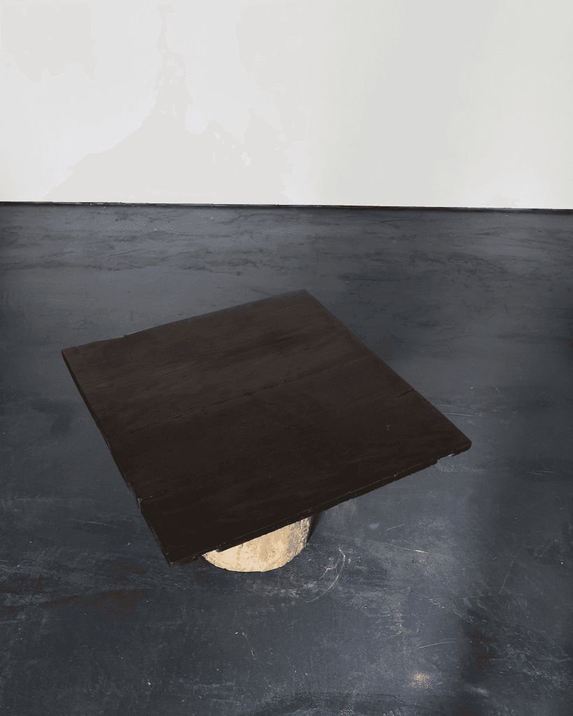 Large Dug Out Japanese Cedar Coffee/Sofa Table (4)