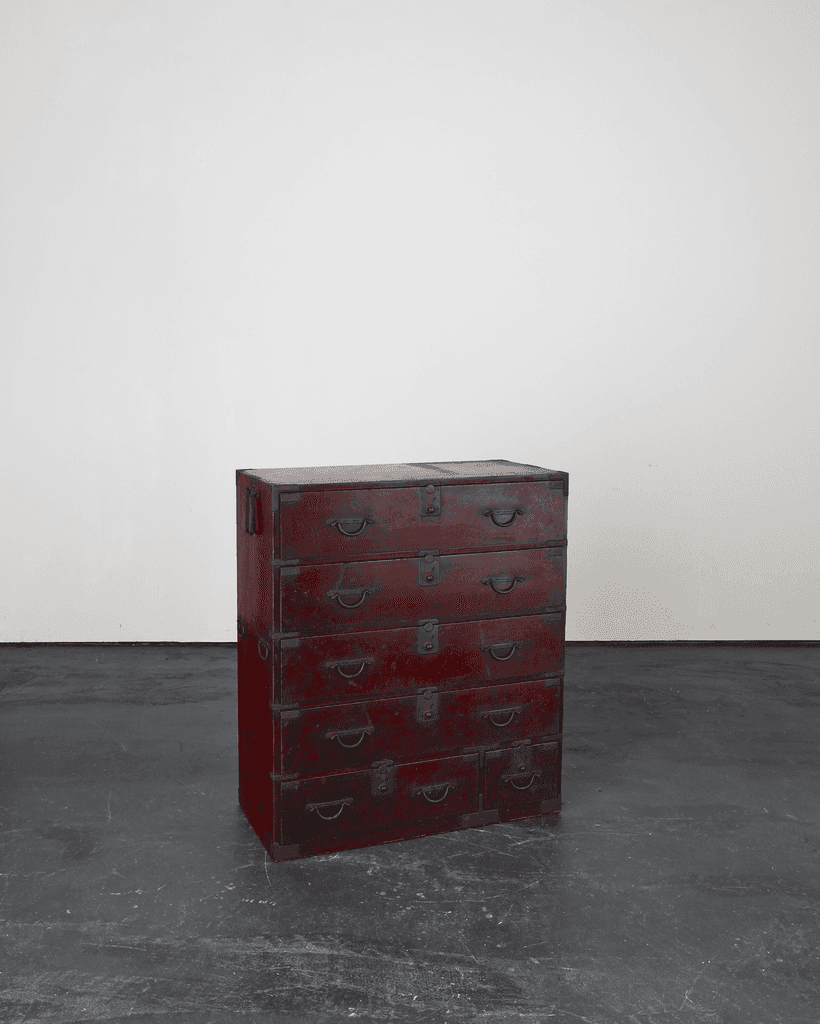 Early Meiji Period Japanese Tansu Cabinet/Chest Of Drawers