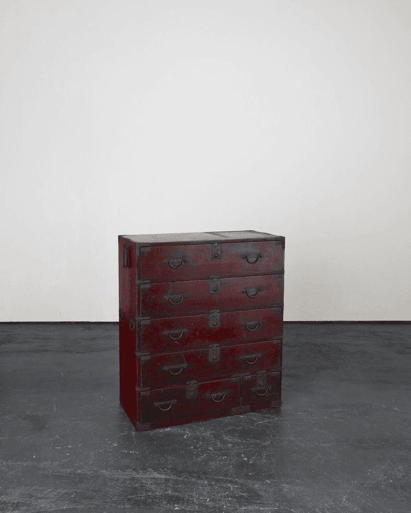 Early Meiji Period Japanese Tansu Cabinet/Chest Of Drawers