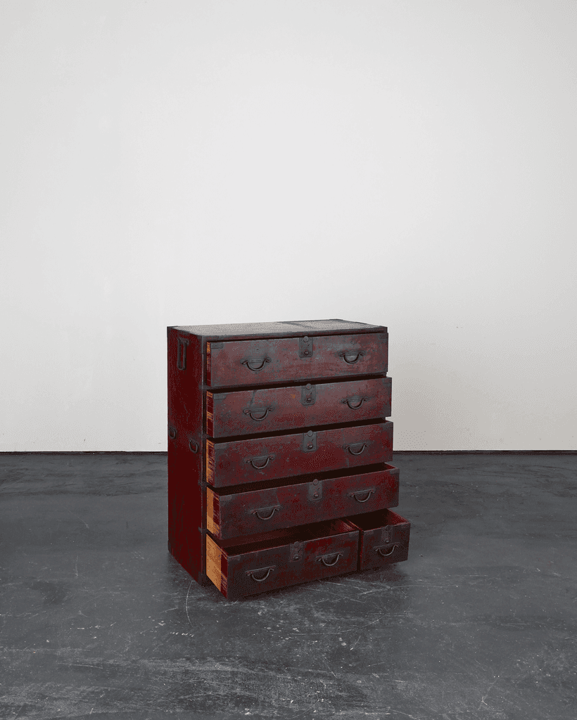 Early Meiji Period Japanese Tansu Cabinet/Chest Of Drawers