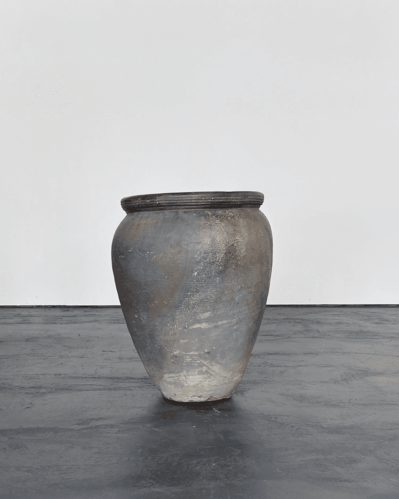 HUGE early 19th C. Japanese Terracotta Vessel