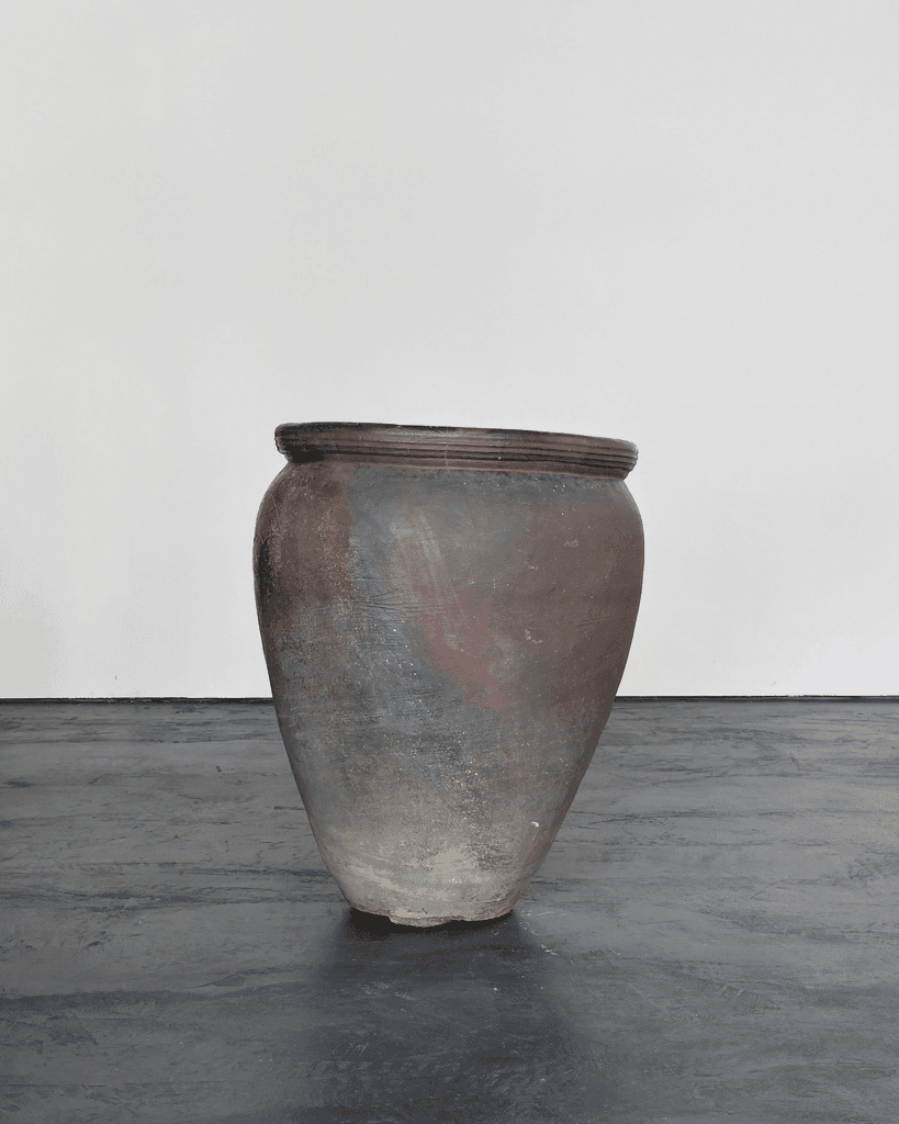 HUGE early 19th C. Japanese Terracotta Vessel