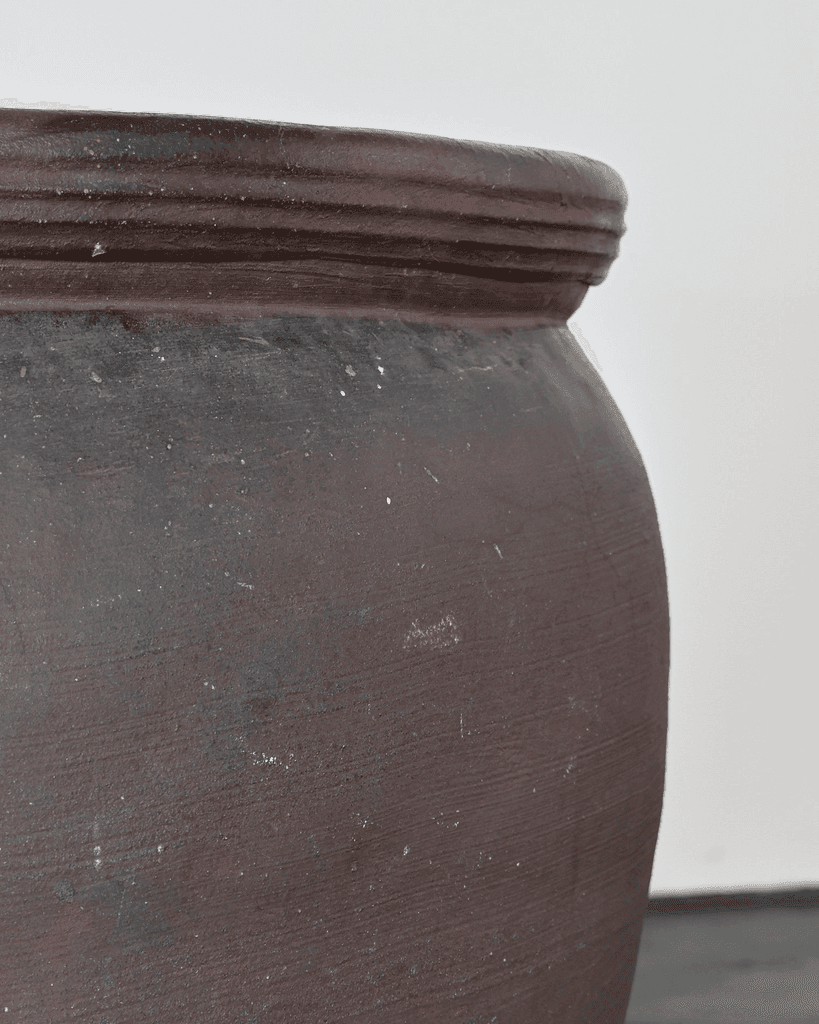 HUGE early 19th C. Japanese Terracotta Vessel