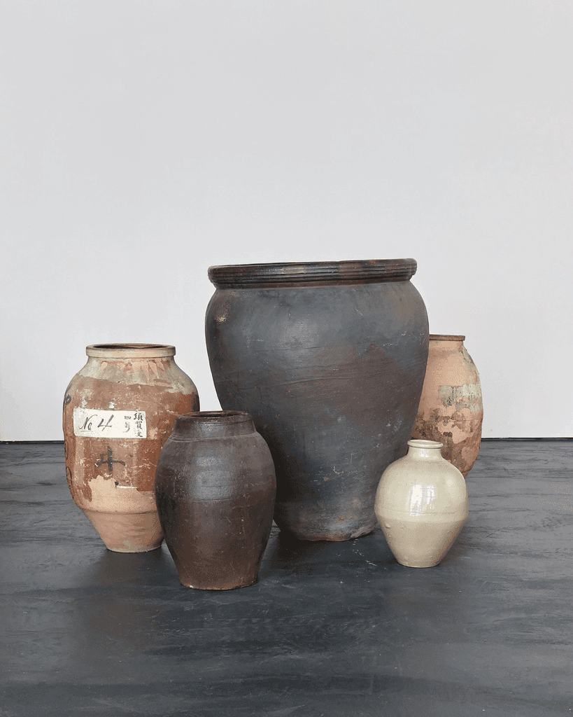 HUGE early 19th C. Japanese Terracotta Vessel