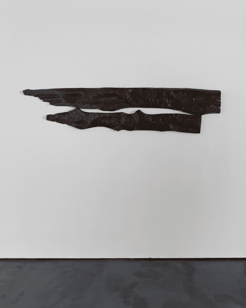 Large Polish Brutalist Gouged Pine Wall Relief