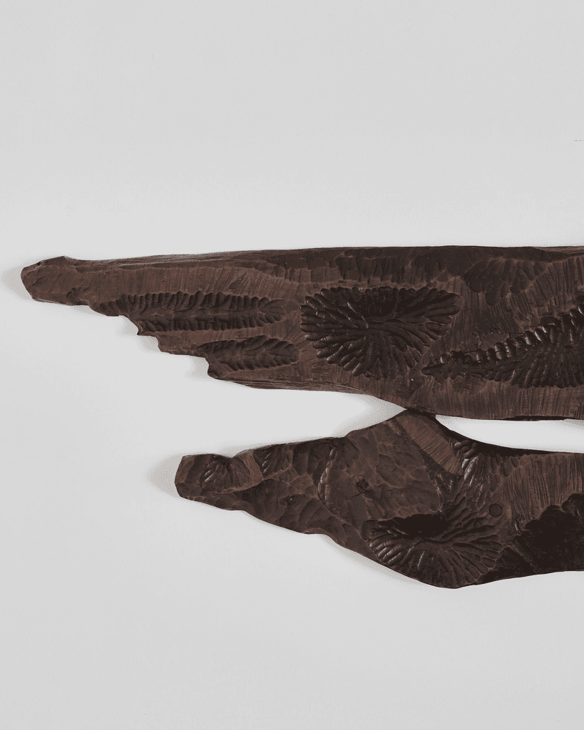 Large Polish Brutalist Gouged Pine Wall Relief