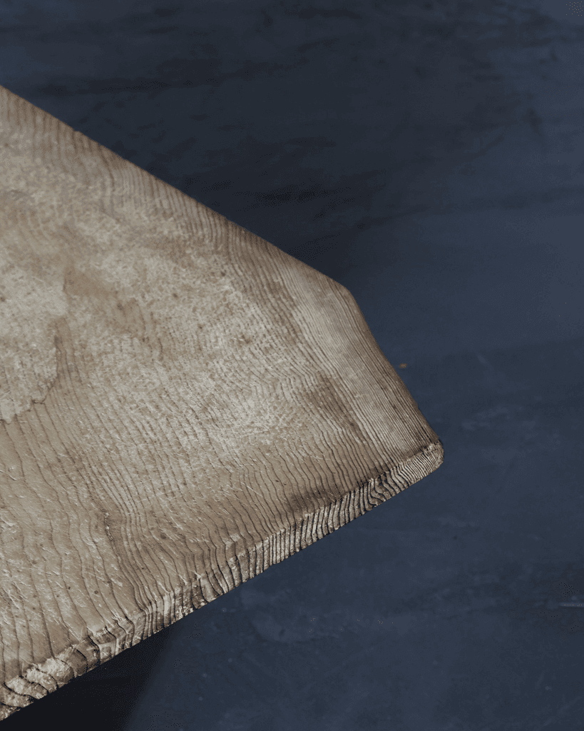 Large Dug-Out Cedar Japanese Coffee/Sofa Table (1)