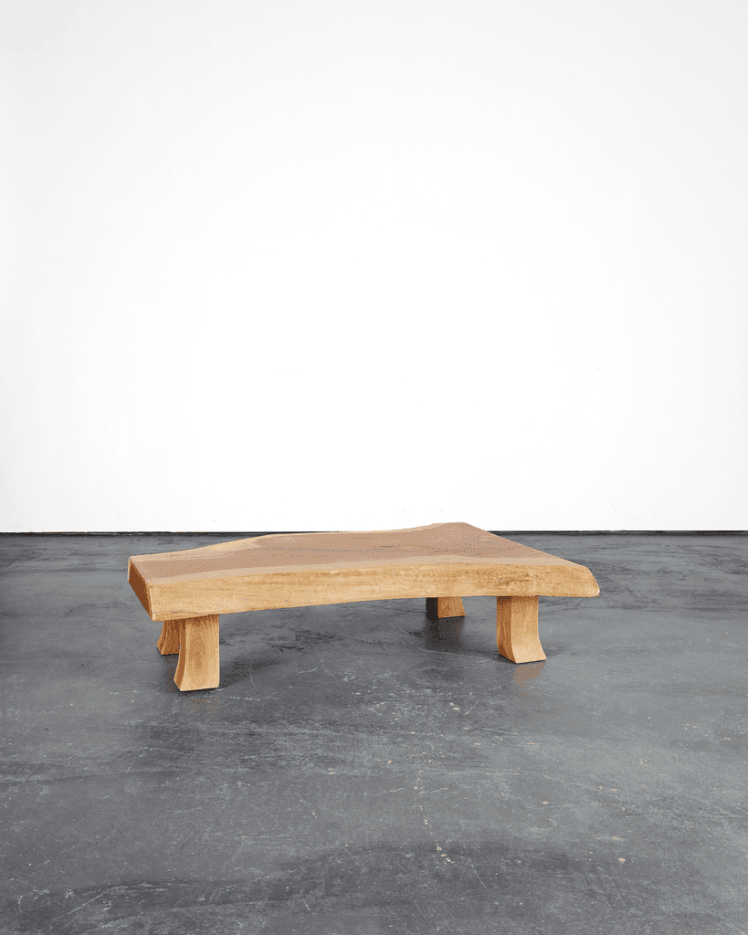 Japanese naturalistic Cedar Coffee Table