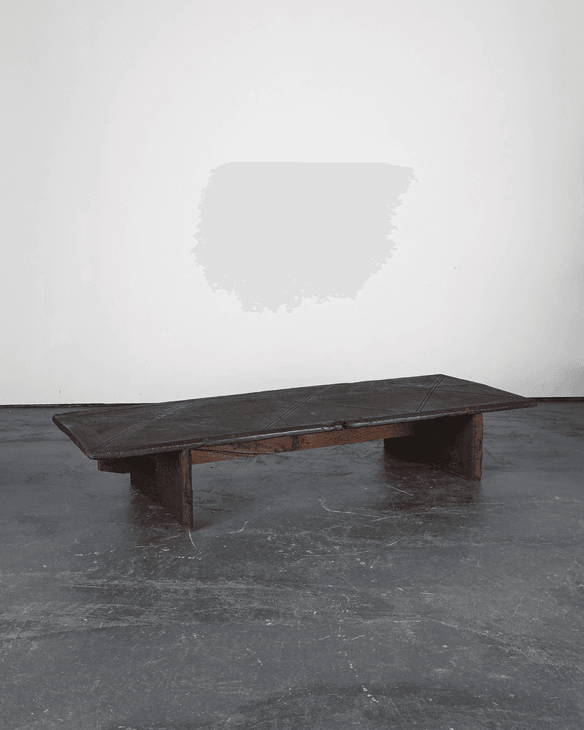 Large Primitive Low Table In 18th C. Portuguese Chestnut