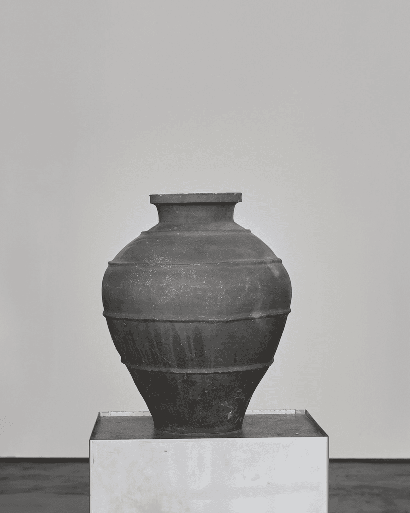 19th C Black Terracotta Portuguese Vessel