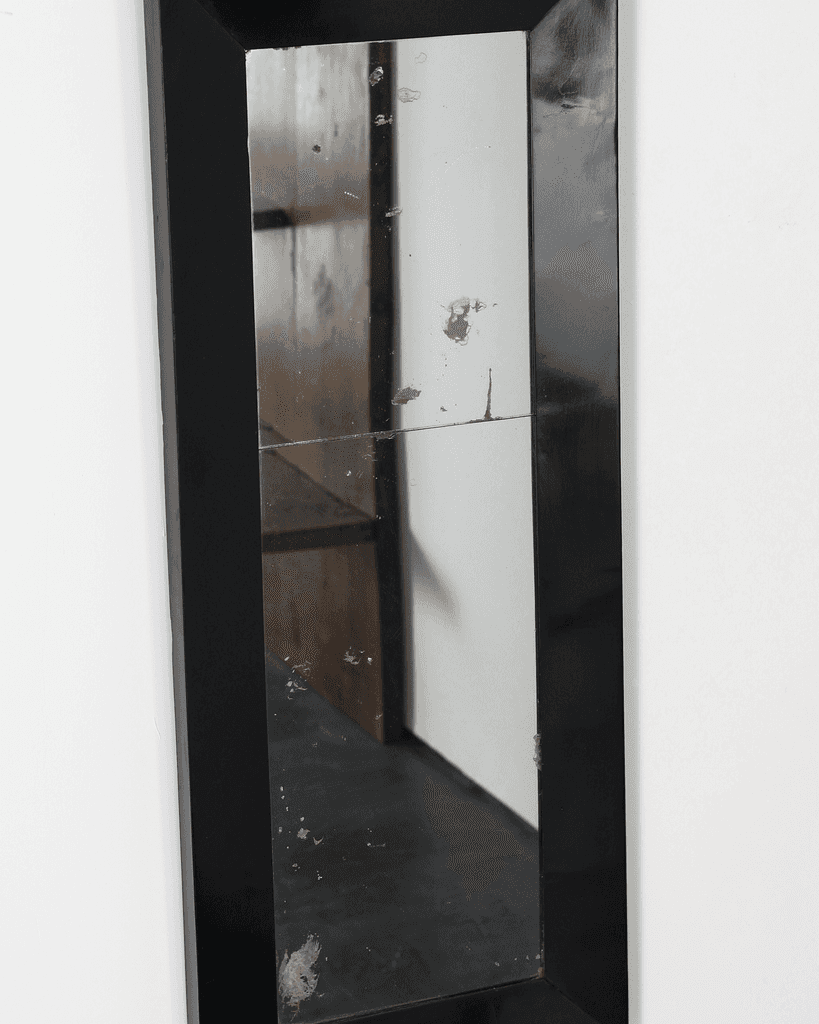 Slim Ebonised French Empire Mirror