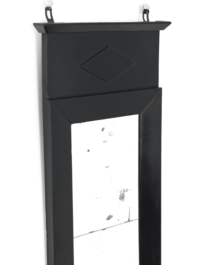 Slim Ebonised French Empire Mirror