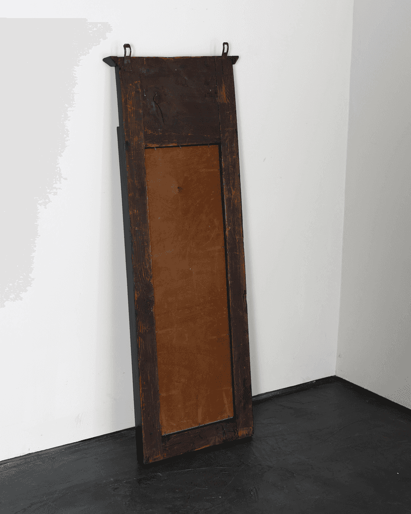 Slim Ebonised French Empire Mirror
