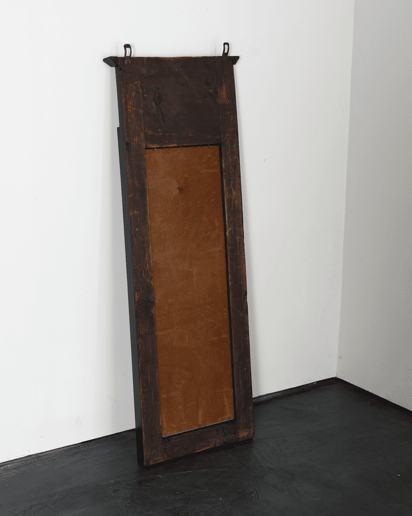 Slim Ebonised French Empire Mirror