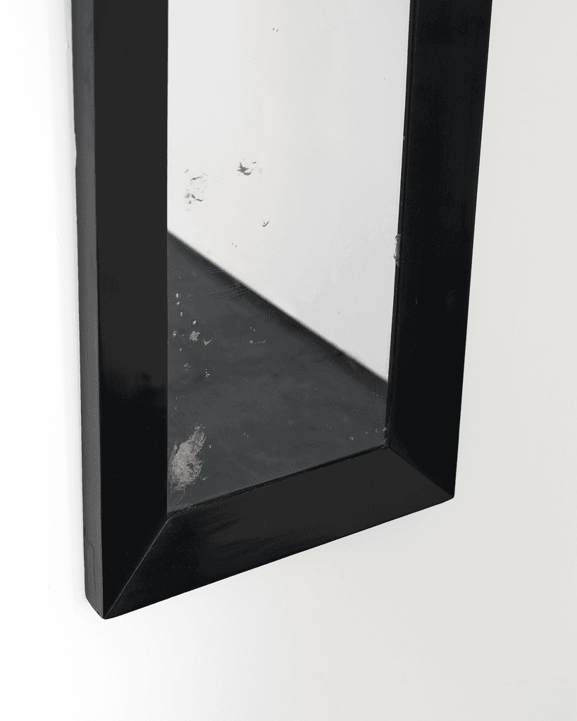 Slim Ebonised French Empire Mirror