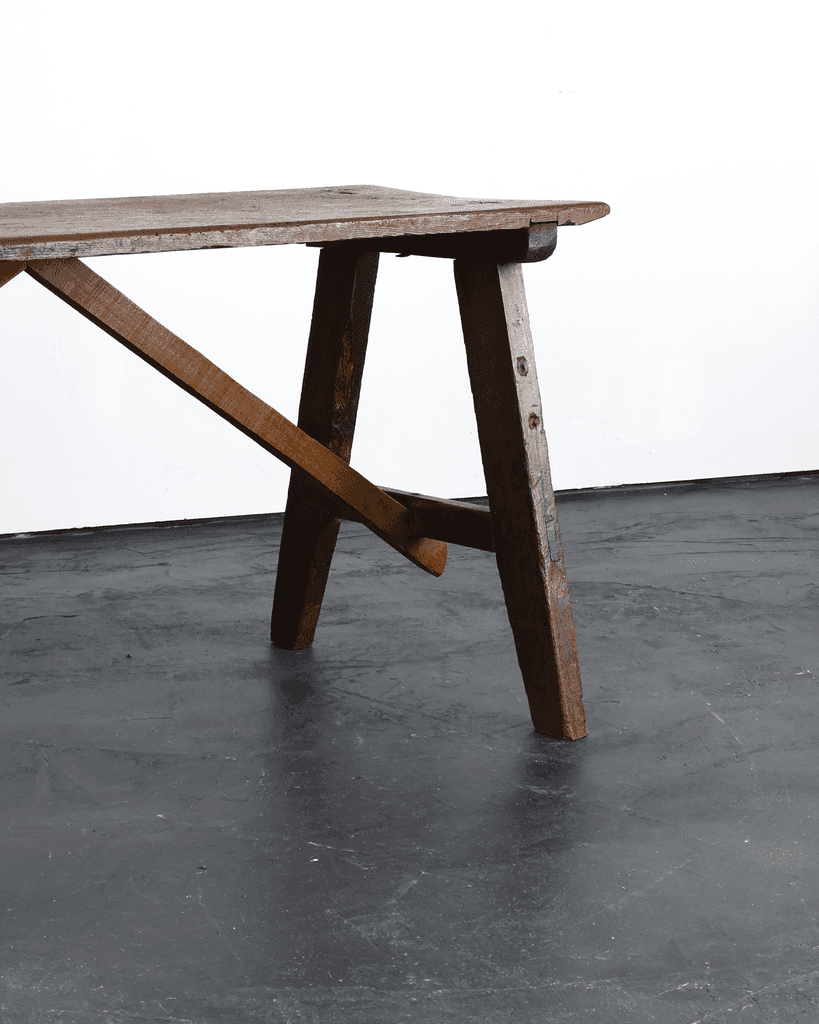 Primitive Early 19Th C. Portuguese Console Table