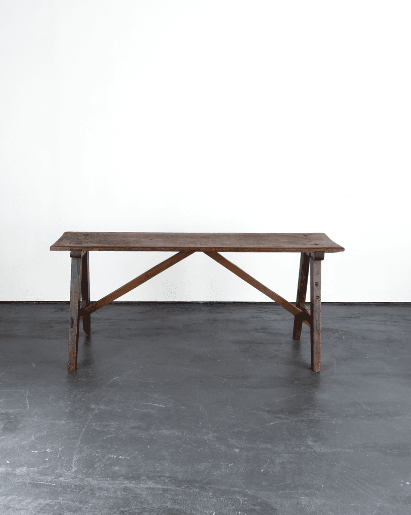 Primitive Early 19Th C. Portuguese Console Table