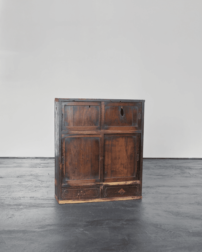 Primitive Late Edo Period Japanese Tansu Cabinet