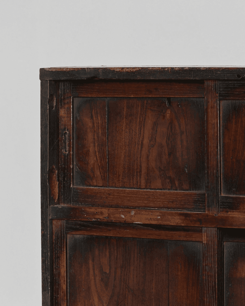 Primitive Late Edo Period Japanese Tansu Cabinet