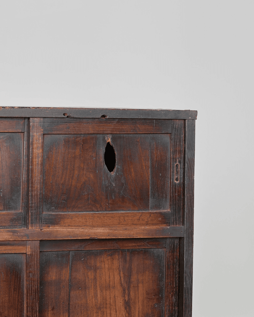 Primitive Late Edo Period Japanese Tansu Cabinet