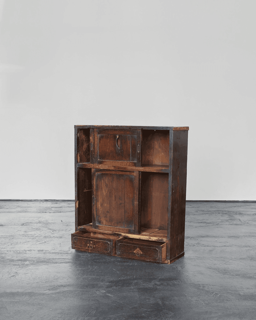 Primitive Late Edo Period Japanese Tansu Cabinet