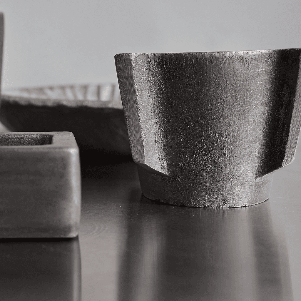 Aluminium Carved Mortar