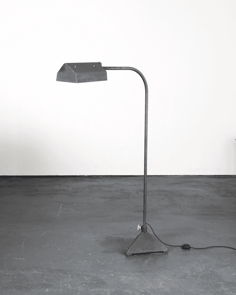 Large Utilitarian Italian Floor Lamp