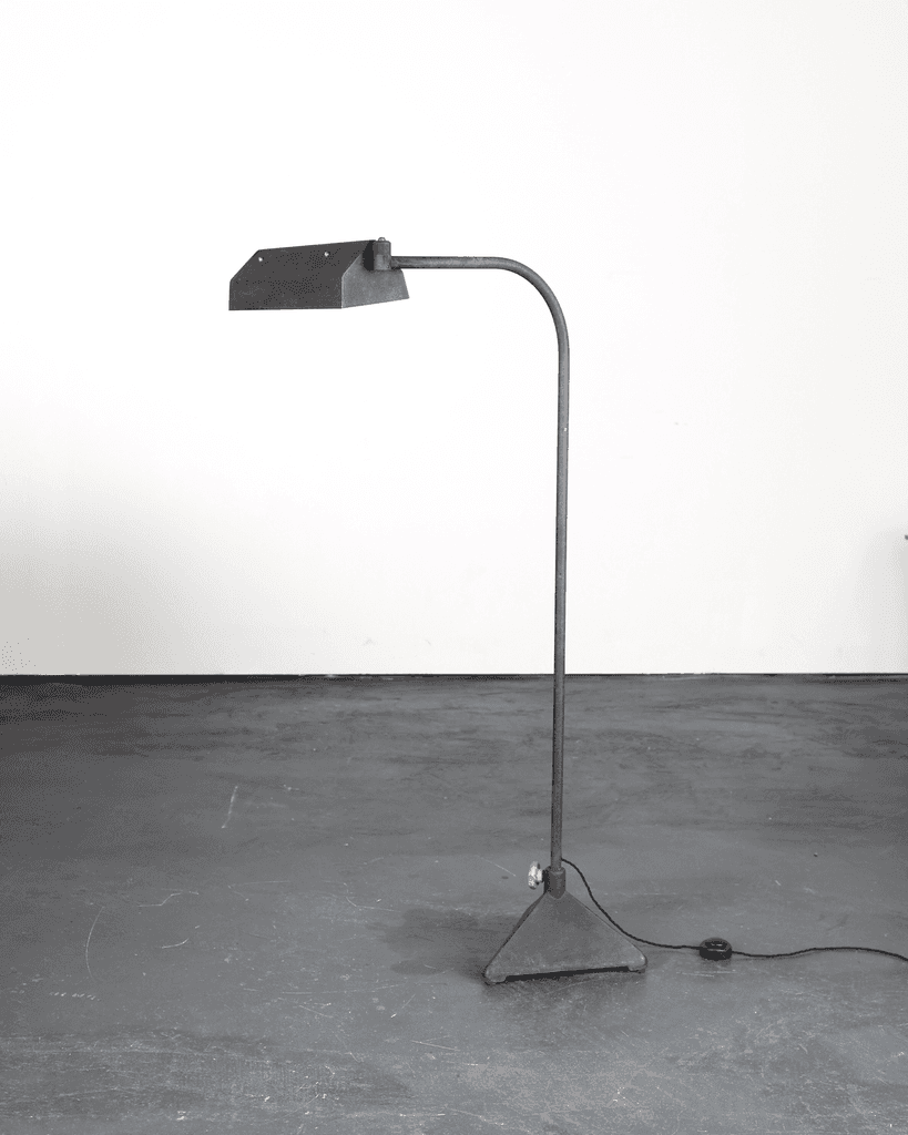Large Utilitarian Italian Floor Lamp