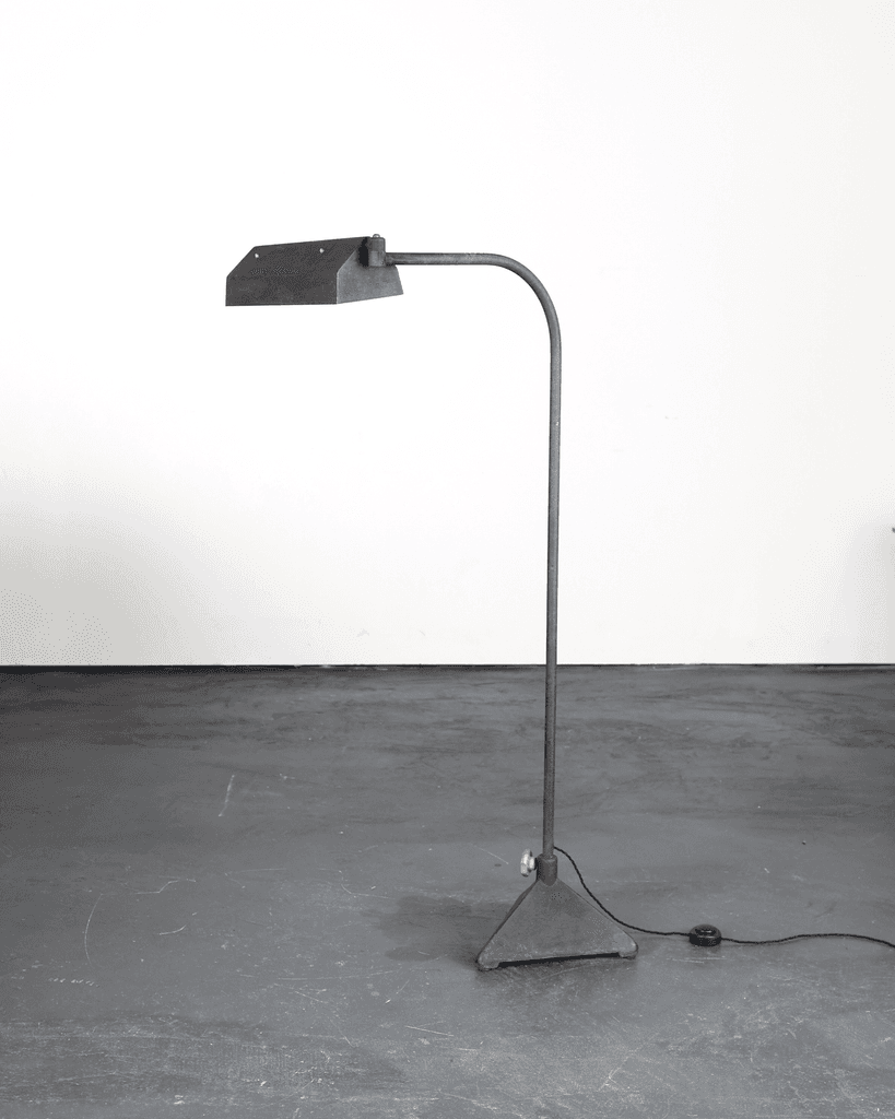 Large Utilitarian Italian Floor Lamp