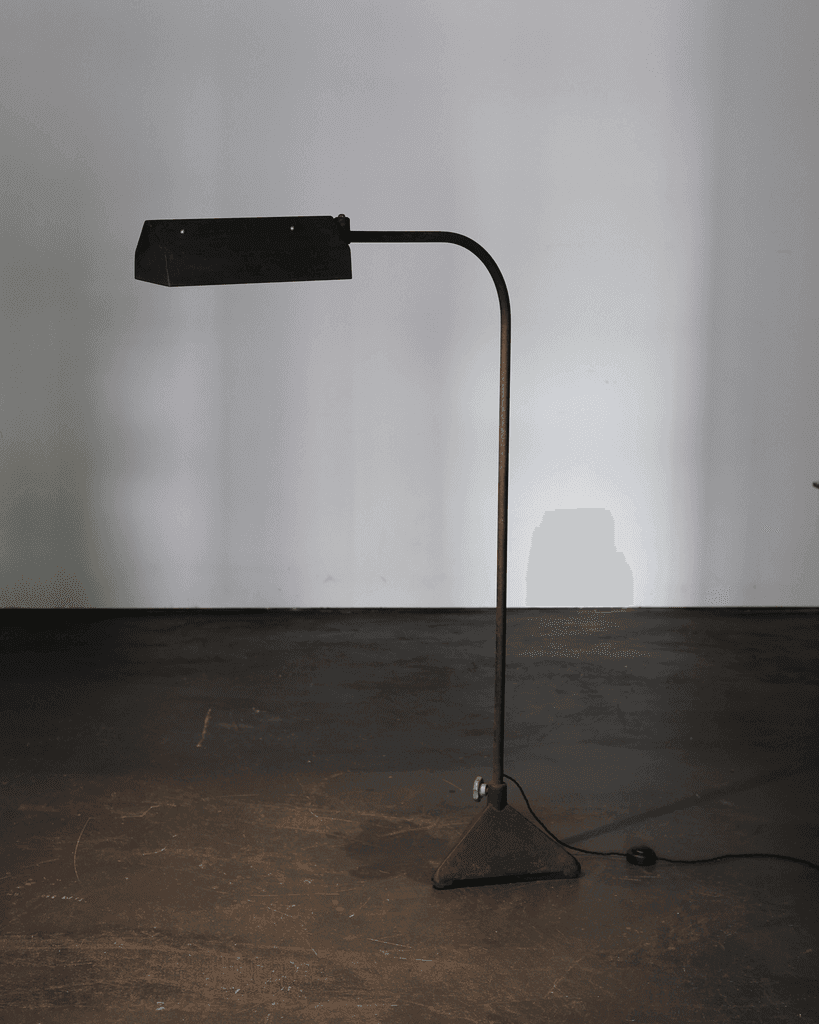 Large Utilitarian Italian Floor Lamp