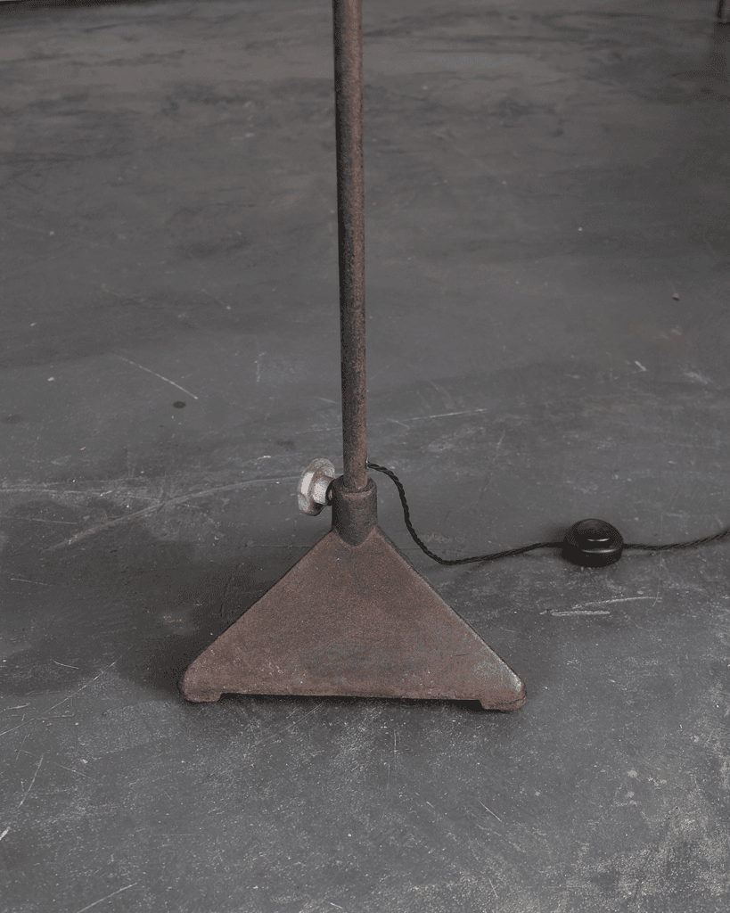 Large Utilitarian Italian Floor Lamp