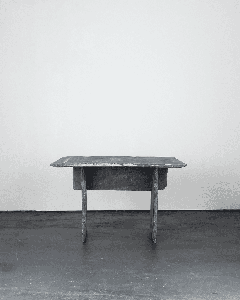 Early 20th C. French Rivern Slate Table/Desk