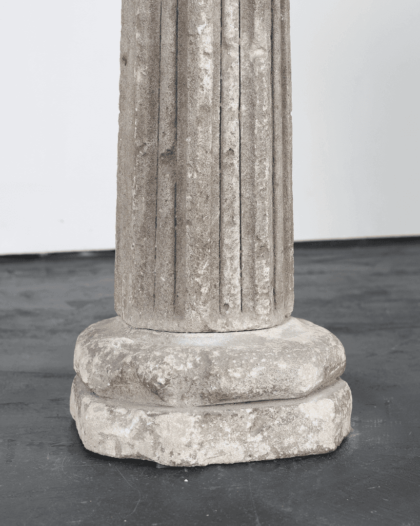 French Early 18th C. Stone Font