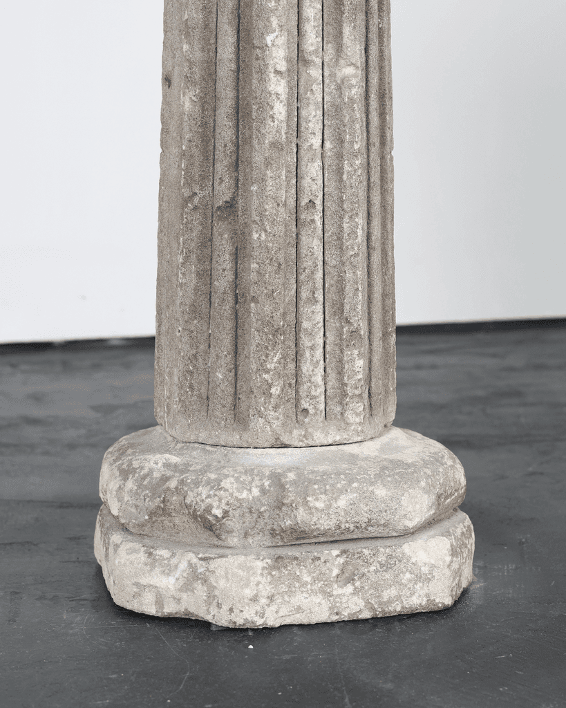 French Early 18th C. Stone Font