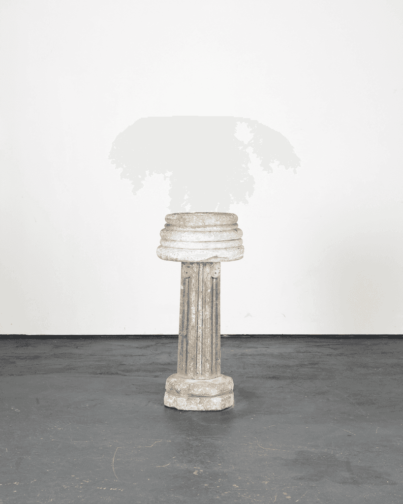 French Early 18th C. Stone Font