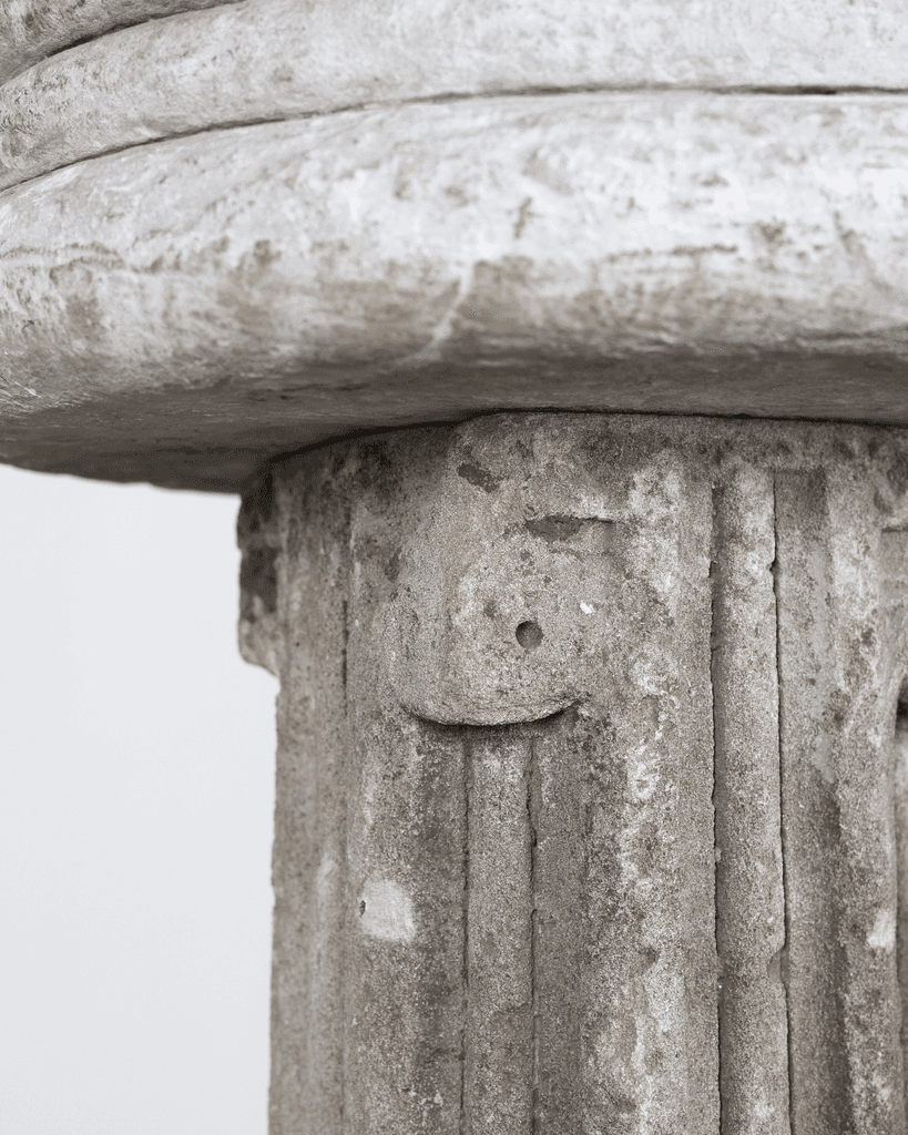 French Early 18th C. Stone Font
