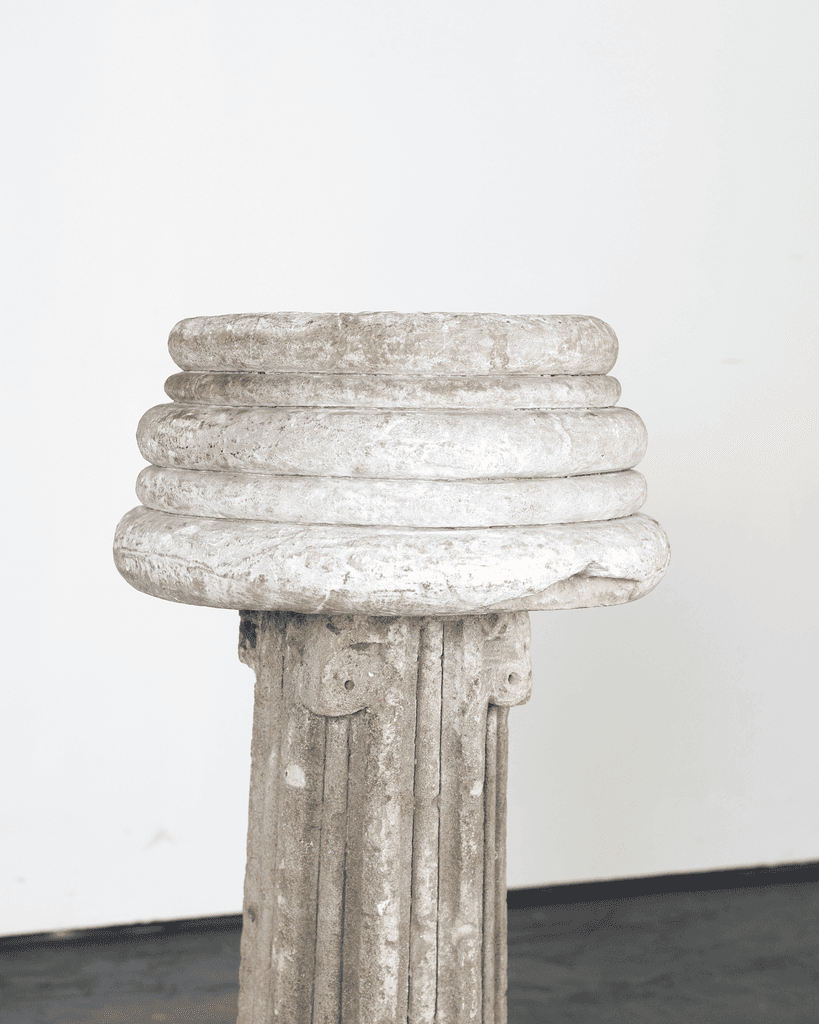 French Early 18th C. Stone Font