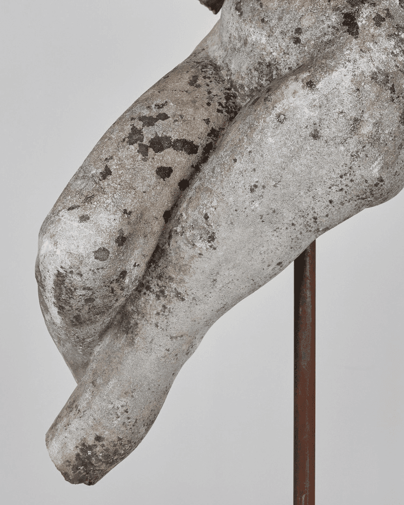 Incredible Catalan Life Size Stone Female Torso With Provenance