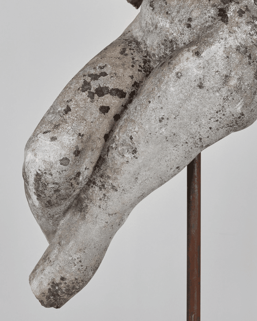 Incredible Catalan Life Size Stone Female Torso With Provenance