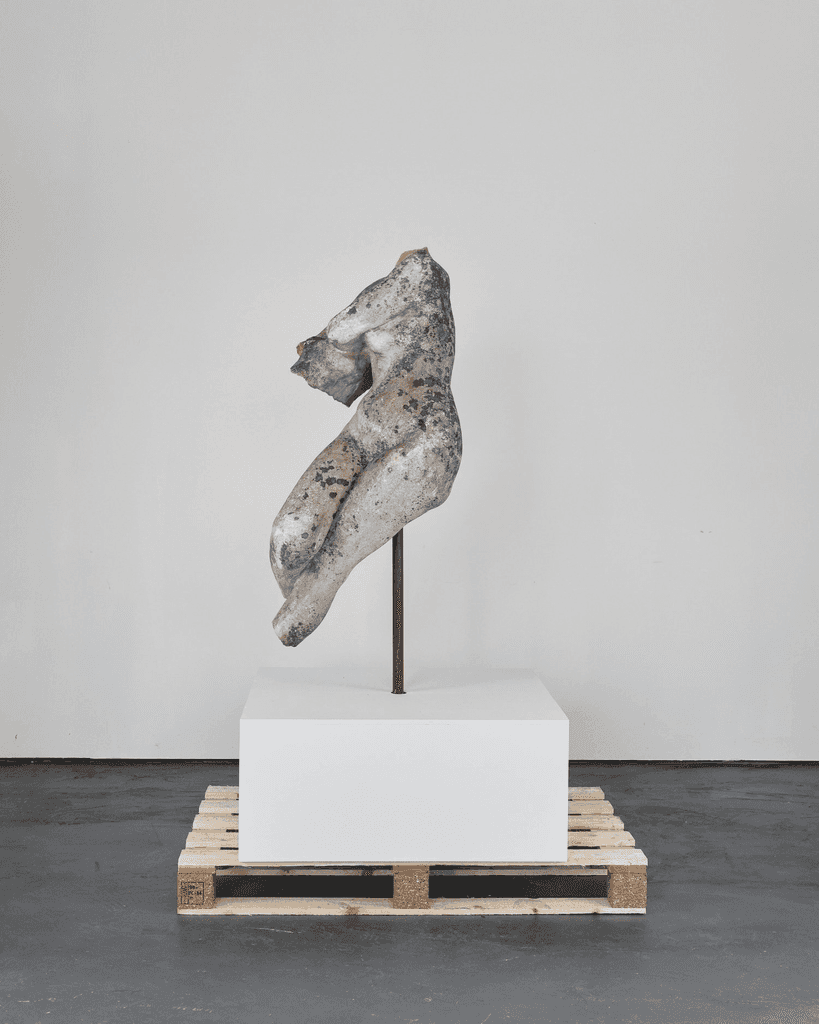 Incredible Catalan Life Size Stone Female Torso With Provenance