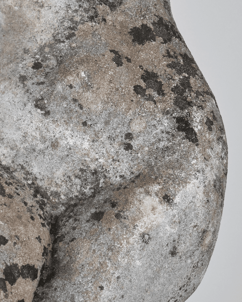 Incredible Catalan Life Size Stone Female Torso With Provenance