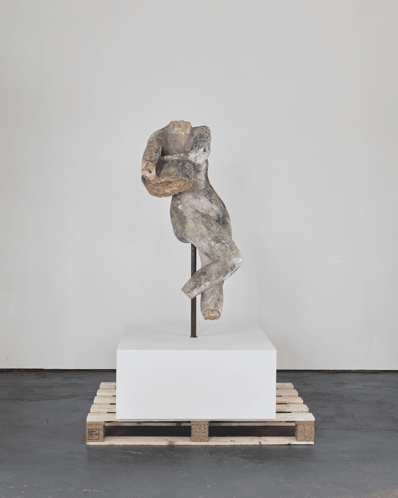 Incredible Catalan Life Size Stone Female Torso With Provenance
