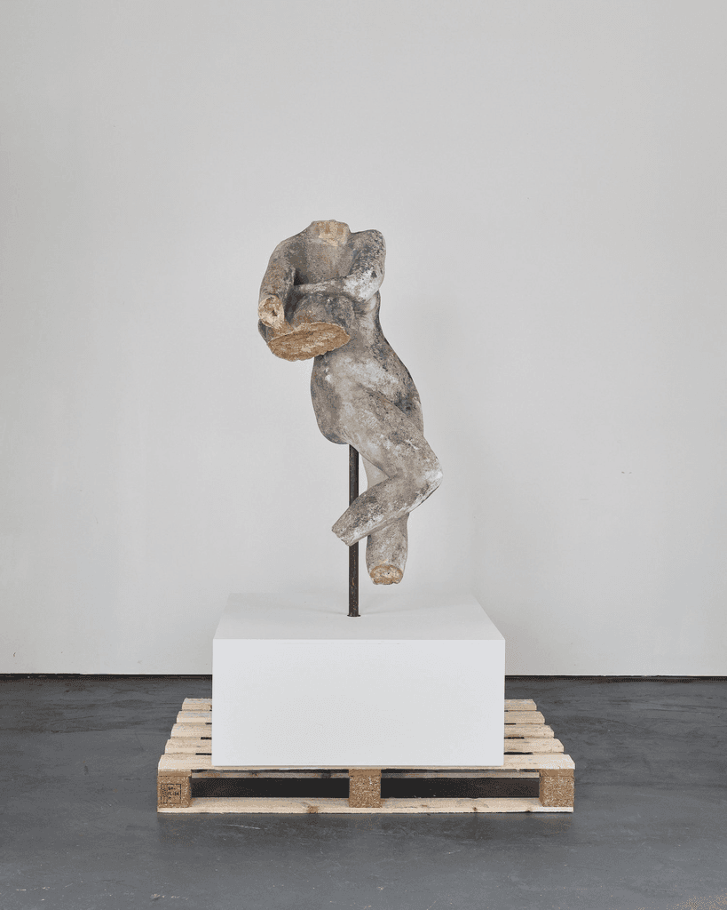 Incredible Catalan Life Size Stone Female Torso With Provenance