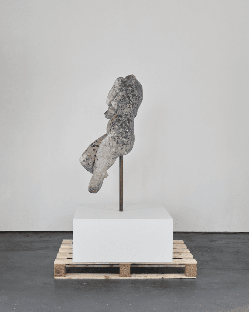 Incredible Catalan Life Size Stone Female Torso With Provenance