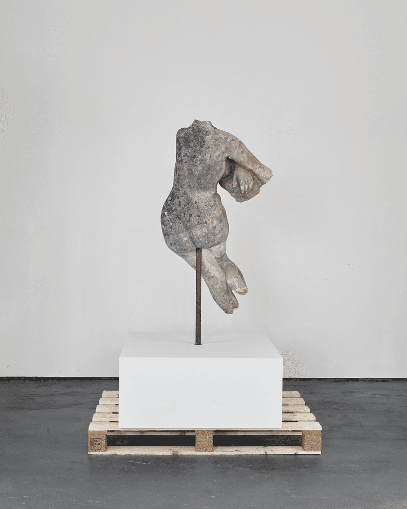 Incredible Catalan Life Size Stone Female Torso With Provenance