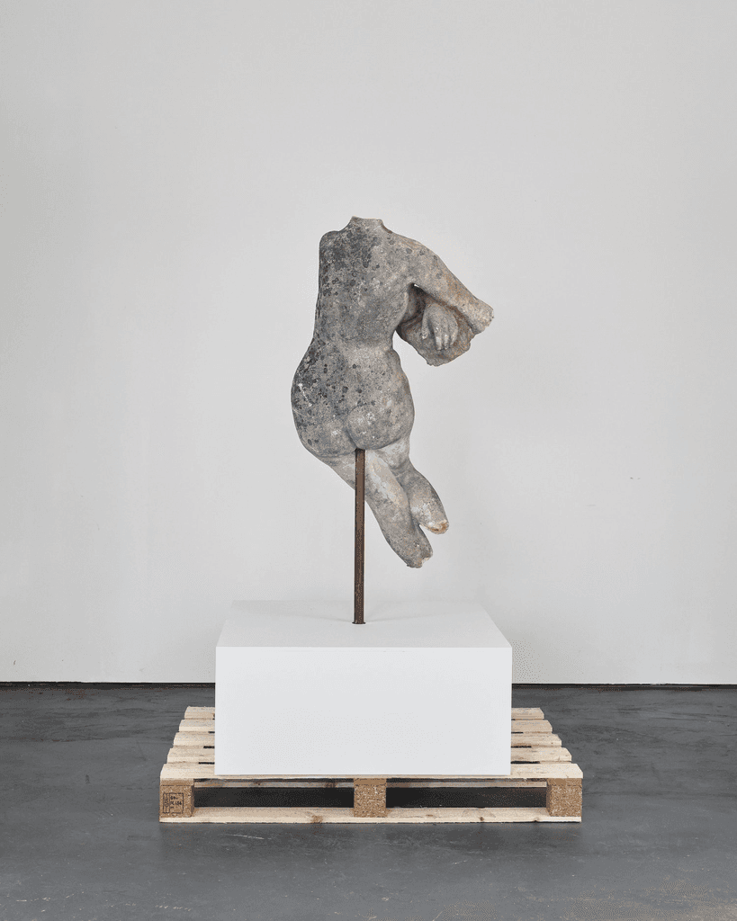 Incredible Catalan Life Size Stone Female Torso With Provenance